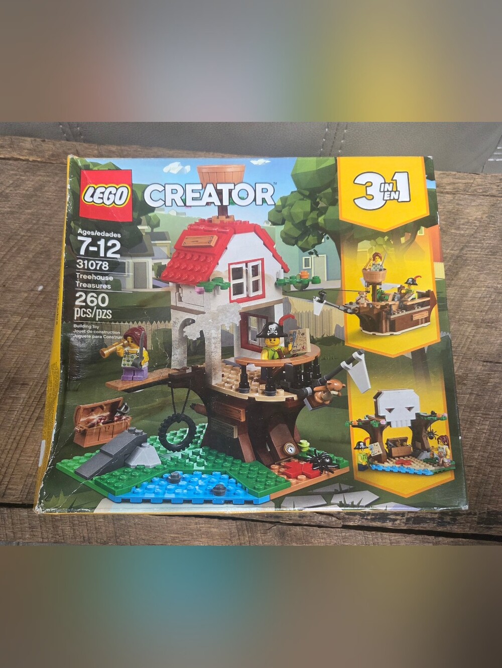 Retired LEGO Creator 3-in-1 Treehouse Treasures (31078) - Bin 1H